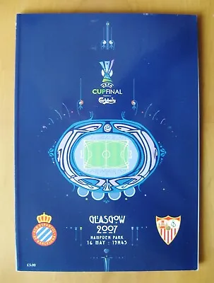 £6.24 • Buy 2007 UEFA Cup Final ESPANYOL V SEVILLA *VG Condition Football Programme*