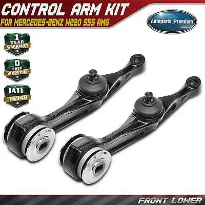 2x Front Lower Rearward Control Arm W/ Ball Joint For Mercedes-Benz W220 S55 AMG • $74.99