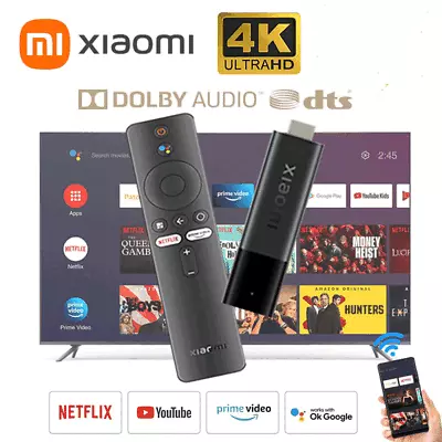 Xiaomi Mi TV Stick 4K Android TV 11 Smart Box WiFi Streaming Device Media Player • $166.07