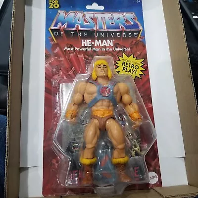 Mattel Masters Of The Universe HE-MAN Most Powerful Man In The Universe! W/comic • $17.99