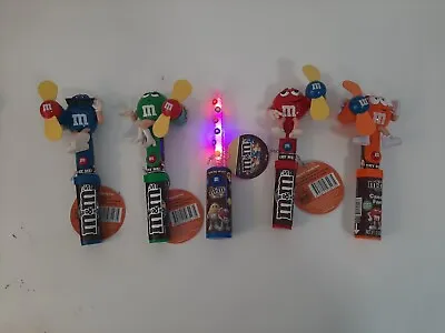 M&M’s Lot Of 4 Assorted Candy Fan + 1 Light Up Wand • $24.99