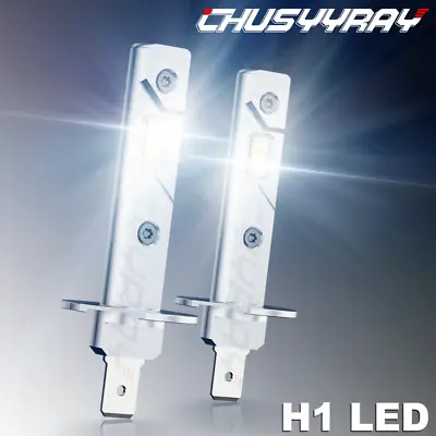 2pcs H1 LED Headlight Bulbs High Low Beam Conversion Kit 6500K White High Power • $17.98