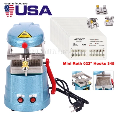 $130.66 • Buy Dental Vacuum Forming Machine Lab Molding Equipment/20Packs Orthodontic Brackets