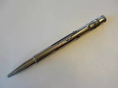 Vintage Rare Germany U.S. Zone Silver Tone Ridges 4 Color Mechanical Pencil • $40