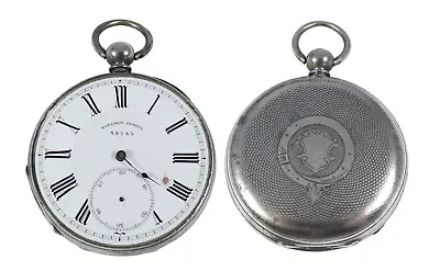 Antique 1900 Swiss Touchon Geneve Fine Silver Open Face Pocket Fob Watch Repair • $99