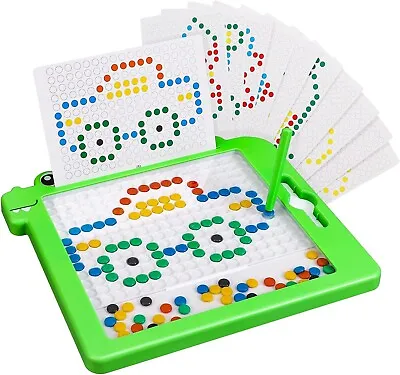 Magnetic Drawing Board Montessori Magnetic Dots Board For Kids 3 4 5 Year Old • $24.99