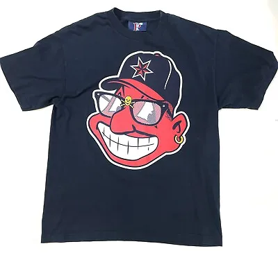 Wild Thing Ricky Vaughn Chief Wahoo Inpired T Shirt Cleveland Indians XL • $30