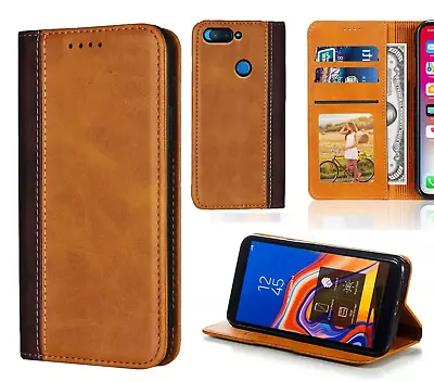 Xiaomi Mi 8 Lite Wallet Case Contrast Color Retro Look • $8.79