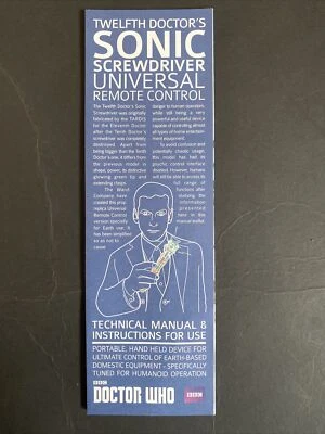 £24.99 • Buy Doctor Who - 12th Doctor Sonic Screwdriver Universal Remote Control  