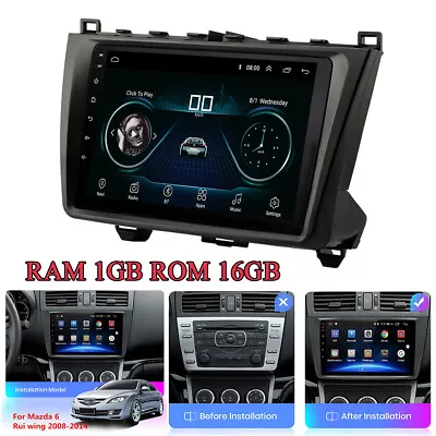 For Mazda 6 2008-2012 9  Android 10.0 1+16GB Car Stereo Radio GPS Navi Head Unit • $237.49