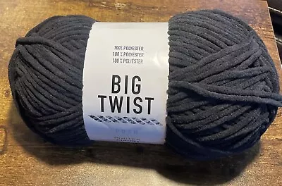 Big Twist Posh Yarn - Black Soft - Brand New - 7oz Bulky • $11.99