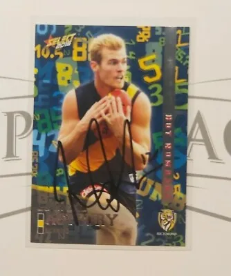 $8 • Buy Richmond Tigers - David Astbury Signed Afl 2016 Select Footy Hot Numbers Card