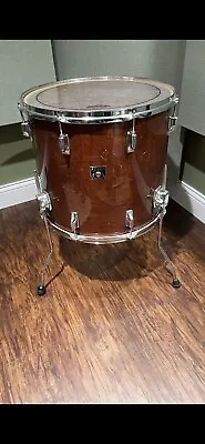 Tama 80s Vintage Superstar 18” Floor Tom In Super Mahogany • $525