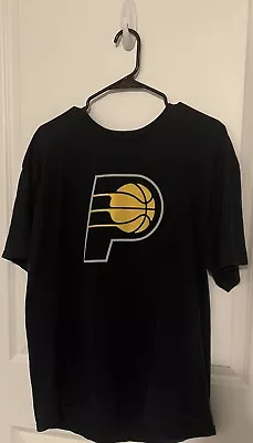 Men’s Vintage Graphic Indiana Pacers Logo 24 Paul George Shirt Jersey NBA Size L • $6