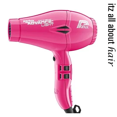 Parlux Advance Light Ceramic And Ionic Hair Dryer - Pink 2 Year Warranty  W460g • $315