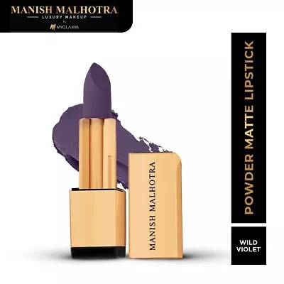 MyGlamm By Manish Malhotra Beauty Powder Matte Lipstick - Wild Violet • $15.92