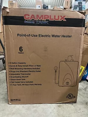 Camplux Electric Hot Water Heater 6 Gallon 120V Mini Tank Bathroom Under Sink RV • $175.99
