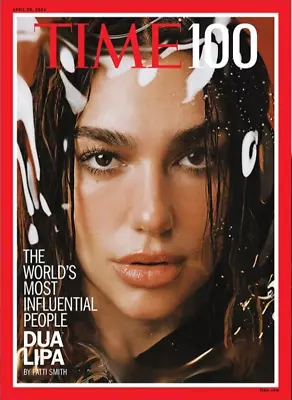 Time Magazine 29th April 2024 The World's Most Influential People DUA LIPA • $21.95