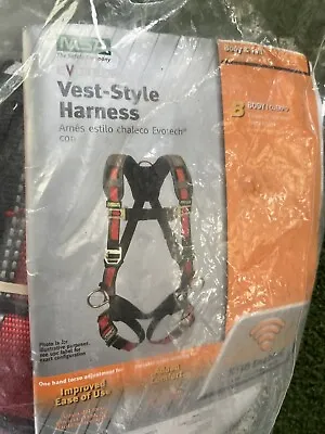 (NEW) MSA EVOTECH Harness Vest Style D-Ring Fall Protection STD 10167972 • $120