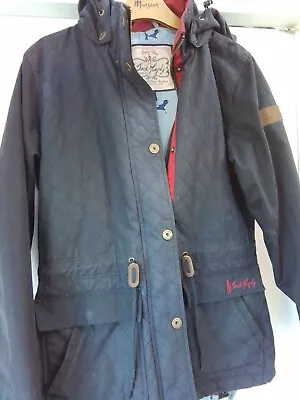 Jack Murphy Jacket /Raincoat/Hooded Size 10 Navy • £22
