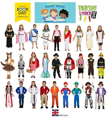 £12.49 • Buy Girls Boys BOOK WEEK COSTUMES Book Day Child Kids Fancy Dress Animal Historic UK