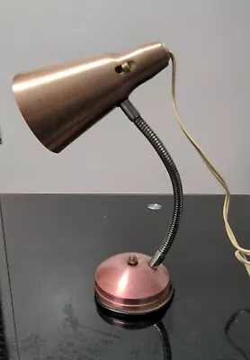 Retro Vintage Pink  Anodised Desk Lamp ( Read Description) • $49.95