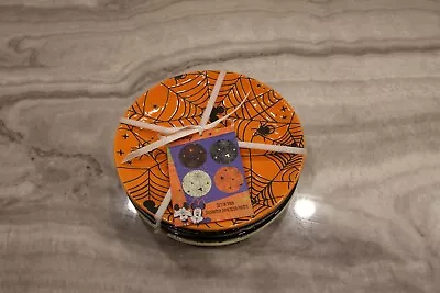 Set Of 4 Disney Mickey Mouse Halloween Spider Web Appetizer Plates • $24.99