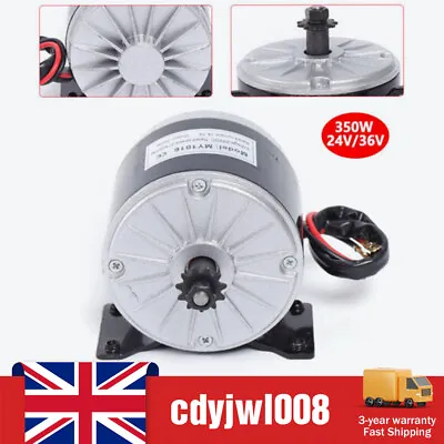 350w 24V/36V DC Permanent Magnet Motor Generator For Modified Bicycle Scooter • £47.85