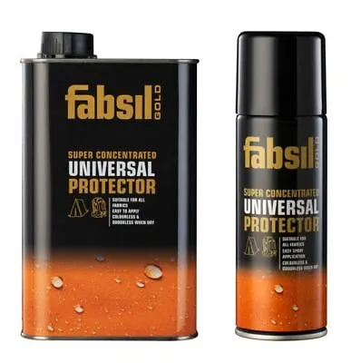 Fabsil & Gold 1L 2.5L 5L Litre Grangers G Wax Canvas Tent Waterproofer Protector • £6.95