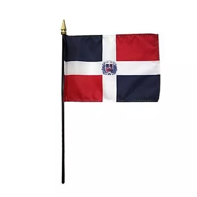 4 X6  Dominican Republic Miniature Desk & Table Flags Flag • $6.39