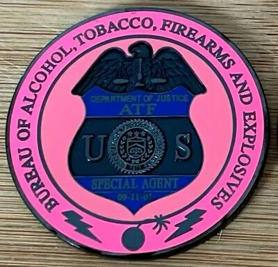 ATF - Alcohol Tobacco Firearms & Explosives K9 ThirdGEN BCAM Challenge  Coin • $24.95