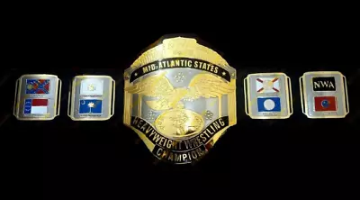 NWA Mid Atlantic Heavyweight Wrestling Championship Belt Adult Size • $135