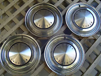 Vintage 1962 1963 Mercury Meteor Comet Monterey Hubcaps Wheel Covers Center Caps • $287.50