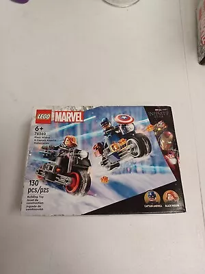 Legos Captain America Black Widow  Marvel Captain America LEGO #76260 Motorcycle • $14