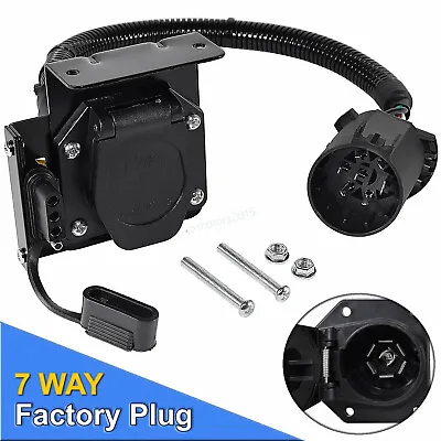 7 Way RV Trailer Multi-Tow 4 Way Light Connector For GMC Sierra 1500 2003-2018 • $26.99