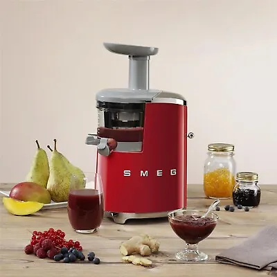 SMEG 50's Retro Style SJF01RDUK Juicer Machine Juice Press - Red (New Sealed) • £359.99