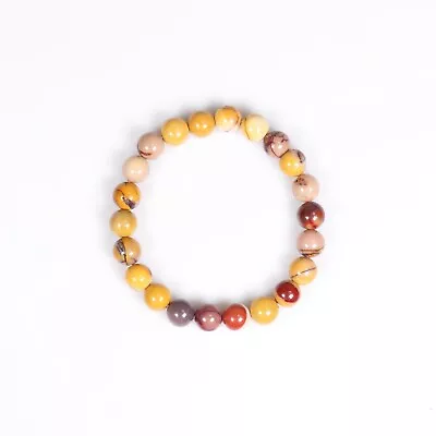 Natural Mookaite Bracelet No Metal 8 Mm • $5.99