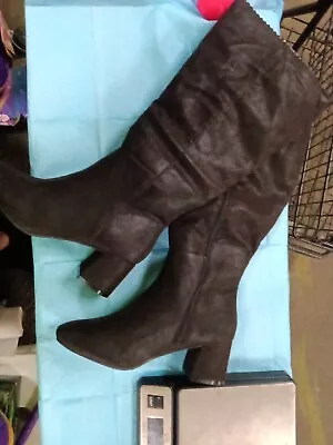 Mia Amore Womens Knee-high Boots Size 9W Black 078ae • $16.84