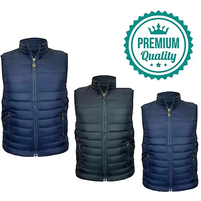 £15.99 • Buy Mens Body Warmer Gillet Waistcoat Gilet Winter Warm Padded Quilted Sleeveless UK