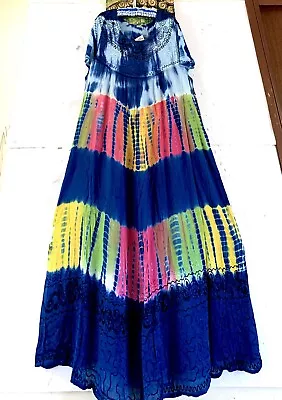 Ladies Hippie Gyspy Boho Peasant Maxi Dress✅superb Quality✅absolute Last✅ • $22.95