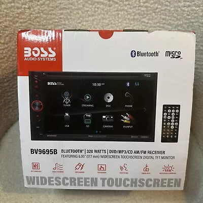 BOSS Audio BV9695B Car DVD Player NEW IN BOX 6.95 Inch Screen 320 Watt • $69.99