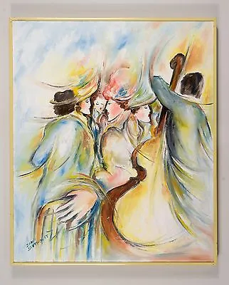 Zamy Steynovitz Original Oil On Canvas Painting 20x24  Framed -  Judaica Art • $2000