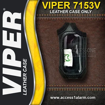 Viper 7153V 1-Way Remote Control Genuine Leather Protective Case For Viper 5101 • $19.99