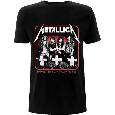 Metallica Vintage Master Of Puppets Photo T-Shirt Black New • $23.28