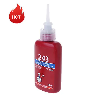 Threadlocker 243 LockTite Blue Liquid Anaerobic Adhesive Glue 50ml High StrengDF • $4.03