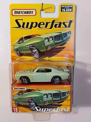 Matchbox Superfast #18 1970 Pontiac GTO 2005 Ltd Edition 1 Of 15500 • £6.99