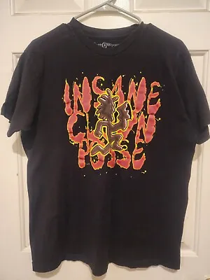 Vintage INSANE CLOWN POSSE ICP Hatchetman T-Shirt Flames Size Large • $19.99