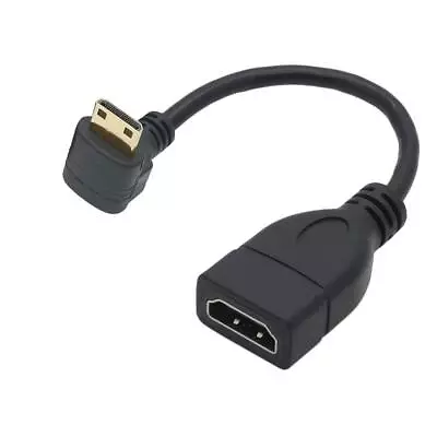 15CM Mini Hdmi 90 Degree Adapter Right Angle Mini Hdmi Male To HDMI Female Ca... • $14.19