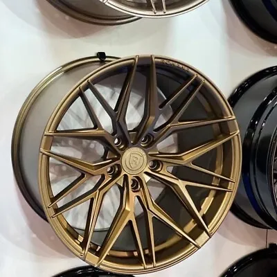 $2840 • Buy 20” Rohana Rfx17 Gloss Bronze Rims Wheels For Lamborghini Gallardo 20x9 & 20x11