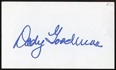 Dody Goodman D2008 Signed Autograph 3x5 Cut American Actress In Mary Hartman • $18